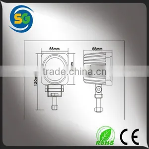 Wholesale Factory Price 10W 9-32v Auto Led Driving Work Light for 4x4 ATV, SUV, Truck Led Work Lamp, off Road Led Work Light thumbnail-4