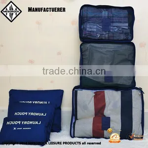 Waterproof 6pcs/set Storage or Saving Extra Space While Traveling Clothes Storage Mesh Bag thumbnail-5