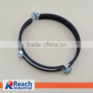 Zinc Plated Steel Rubber Lined Split Clamp thumbnail-1
