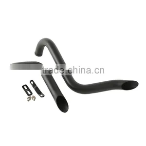 Black 1.75" Drag Header Pipes Exhaust For Harley Softail Touring Dyna Sportster thumbnail-2
