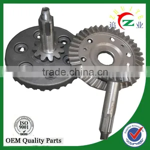 Pakistani Market Chingchi Parts Crown Wheel and Pinion for Rickshaw thumbnail-1
