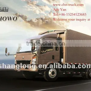2.5 Ton HOWO 4x2 Van Light Truck thumbnail-1