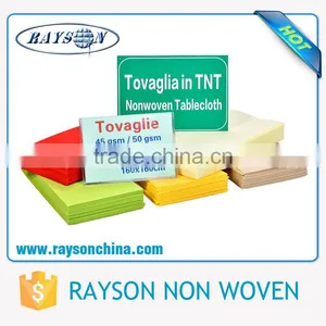 2015 Best Selling Customsize PP Nonwoven Cheap Round Tablecloth Per Meter thumbnail-3