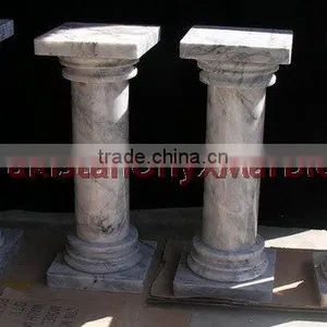 NATURAL STONE BADAL GRAY MARBLE PEDESTALS thumbnail-1