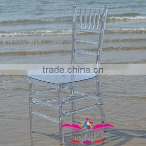 SINOFUR Wholesale Clear Resin Chiavari Chair thumbnail-1