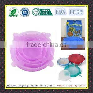 Food Grade Heat Resistant Flexible Silicone Lid,stretch Cover,food Cover thumbnail-3