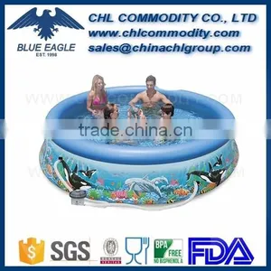 Hotsale Inflatable Stars Kid 2 Ring Circles Swimming Pool for Gift thumbnail-4