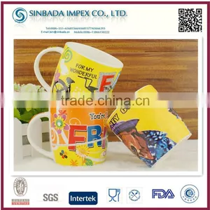 Porcelain Ceramic Type and Stocked,Eco-Friendly Feature Ceramic Coffee Mugs Logo thumbnail-1