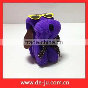 Purple Dog Shaped Magic Towels Craft Gift thumbnail-1