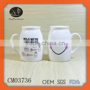 Ceramic Material Color Cups With Smiley ,So Shy Coffee Mug Cookie,lovely Milk Mug Cup thumbnail-1