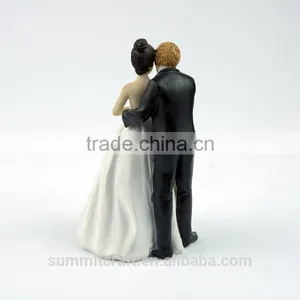Resin Wedding Cake Toppers Bride and Groom Figurines thumbnail-4