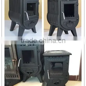 6KW Factory Direct Sell Cast Iron Wood Burning Stove CE Approval (EN 13240) thumbnail-1