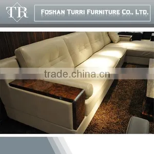 Hot Sale Italy Leather Corner Sofa for Home Furniture thumbnail-5