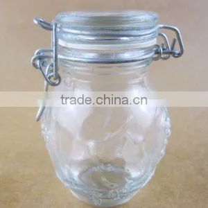 Carving Glass Jar / Storage Jar thumbnail-1
