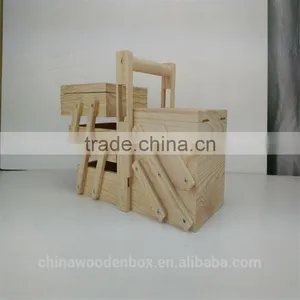 Mini Customize Folding Wooden Sewing Box for Sale thumbnail-3