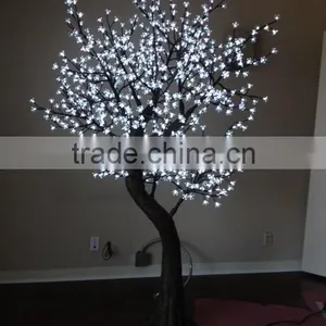 2015 New White Cherry Blossom Led Lighted Tree thumbnail-1
