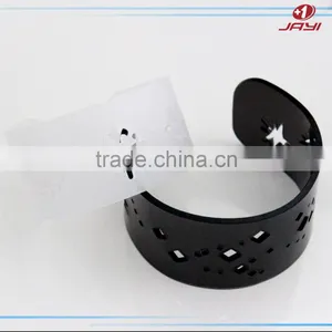China Factory Fashion Acrylic Lucite Plexiglass Fashion Couple Bracelet and Bangle for Sell thumbnail-1