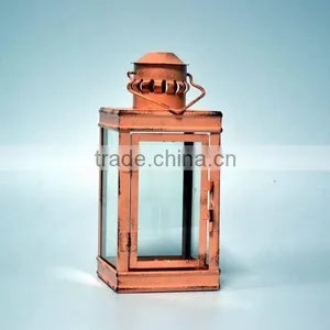 Orange Metal Lantern thumbnail-2