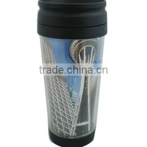 Beautiful Double Wall Plastic Cup Plastic Gift Advertising Cup 450154 thumbnail-2