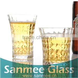 All Kinds of Bar Use Embossed Crystal Red Wine Glass thumbnail-1