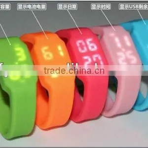 Silicone Usb Led Digital Watch thumbnail-1