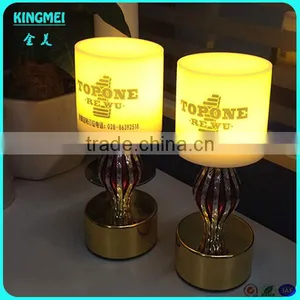 Hight Rechargable Battery Operated Wedding Party Night Club Bar Glowing Light up Led Portable Candle Table Lamp thumbnail-6
