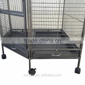 Large 162cm Corner Parrot Aviary Bird Cage With Wheels thumbnail-4