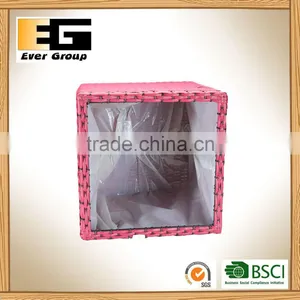 Plastic Rattan Basket Garden Planter Flower Pot thumbnail-5