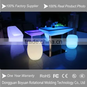 Outdoor Rechargeable LED Glow Furniture With Aluminum Base thumbnail-3