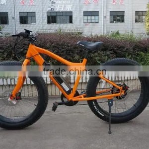 26inch 350W Bafang Brushless Hub Motor no Foldable Electric Snowmobile Electric Fat Tire Bike thumbnail-3