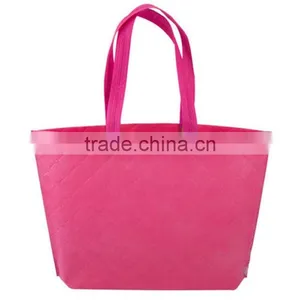 Eco Friendly Candy Color Intagliated Non Woven Shopping Tote Bags thumbnail-6
