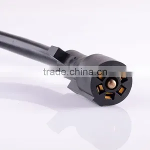 S80394 8FT Foot 7 Way Trailer Cord Wire Harness Light Plug Connector Blade Molded RV Cable thumbnail-1