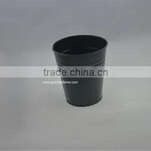 Wood House Candle Bucket With Handle thumbnail-1