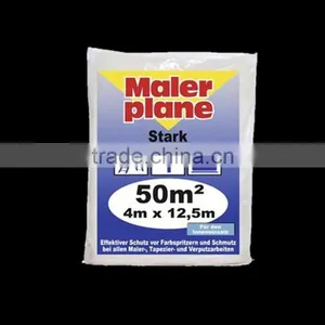 3.6M X 2.7M Hdpe Plastic Painter's Drop Cloth thumbnail-6