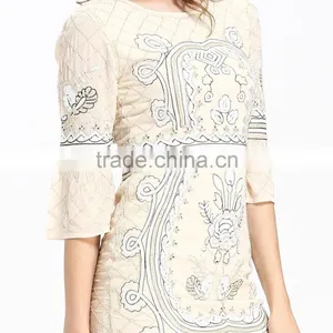 Domin Fashion Designer One Piece Beading and Sequin Dress thumbnail-2