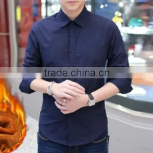 Wholesale OEM Spring Men Long Sleeves Shirts Breathable Polyester Casual Quick Dry Man thumbnail-2