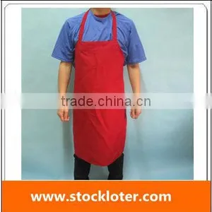 Polyester Red Apron Stock, Pinafore Apron Stock Ref.130206 thumbnail-1