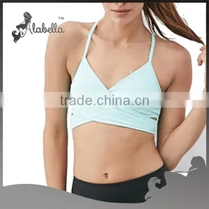 Ladies Plain Crop Top Sexy Crop Top With Space Dye Fabric thumbnail-3