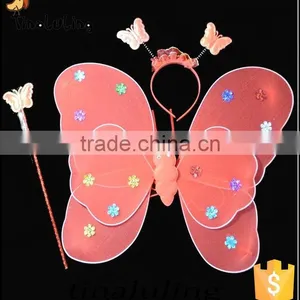 Wholesale New Arrival Double Butterfly Fairy Wings Costume for Party Decorations thumbnail-4