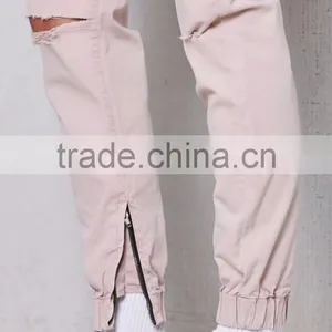 Destroyed Knee Skinny Fit Biker Joggers Design Your Own Joggers thumbnail-2