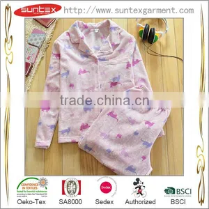 2014 New Arrival 100% Polyester Microfleece Ladies Sleepwear thumbnail-1