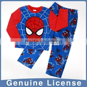 The 2014 Spider Man Two Piece Boy Pajamas Home Sleep Wear thumbnail-1