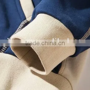Custom Sweatshirts Cotton Zipper up Kangaroo Pockets Hoodies for Men thumbnail-3