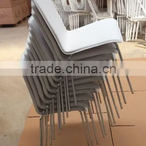 2016 Hot Selling High Quality Soft Stacking Dining Chair thumbnail-4