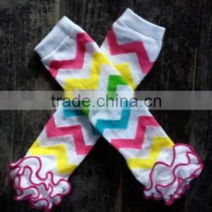 Baby Girls Chiffon/chevron Dress Bodysuit Dress Baby Cotton Romper With Hot Pink Tutu Swing Top Swing Outfit Adorable Girl thumbnail-3