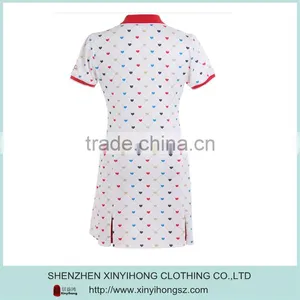 Dry Wicking Golf Wear ,fashion Sublimation Printing Design Golf Dresses thumbnail-2