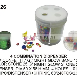 COLORFUL LASER SEQUIN W/ 4 HOLES DISPENSER thumbnail-4