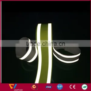 High Light Fluorescent Green Reflective Webbing Tape thumbnail-3
