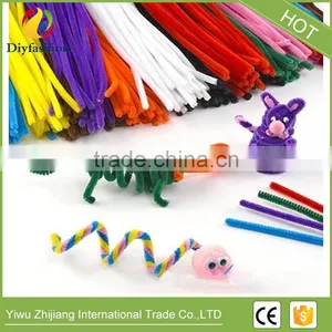 Hot Selling Double Color Chenille Stem Cure- Pipe Cleaners DIY Handicraft Creative Toys for Kids thumbnail-4