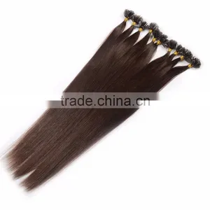 Indian Hair Flat Tip Extension, Pre-bonded Hair Extension, thumbnail-2
